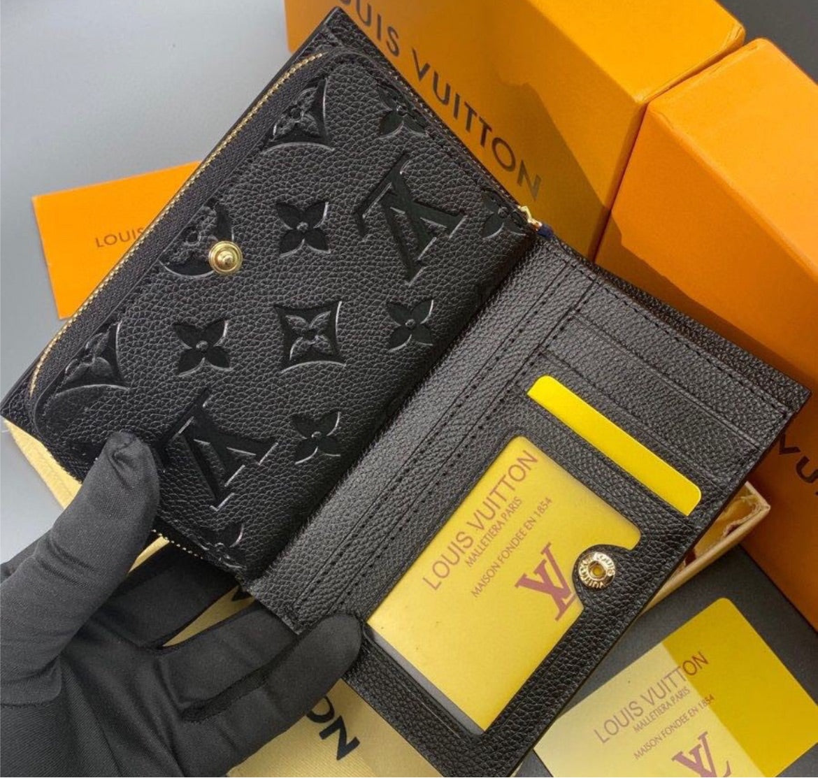 Black LV wallet